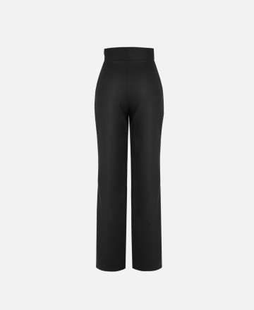 Black pants with buttons