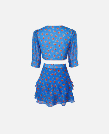 Mini blue suit