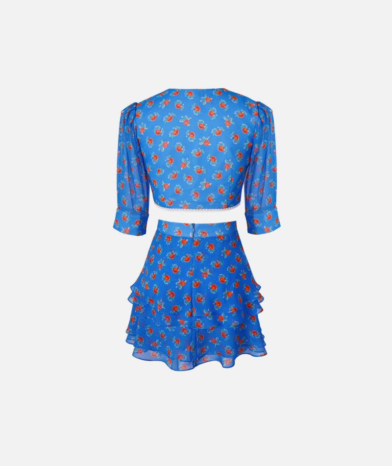 Mini blue suit