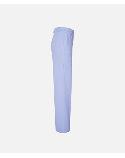 Straight blue trousers