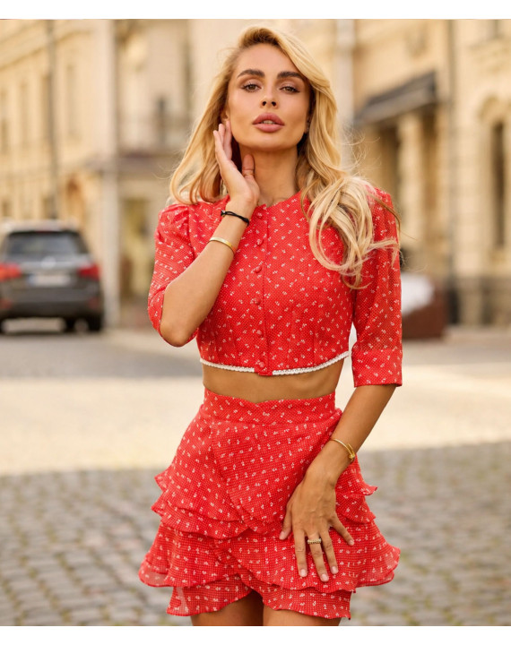 Mini red suit
