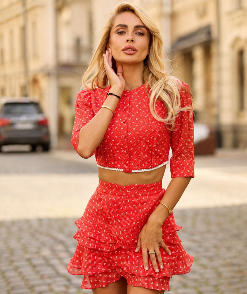Mini red suit